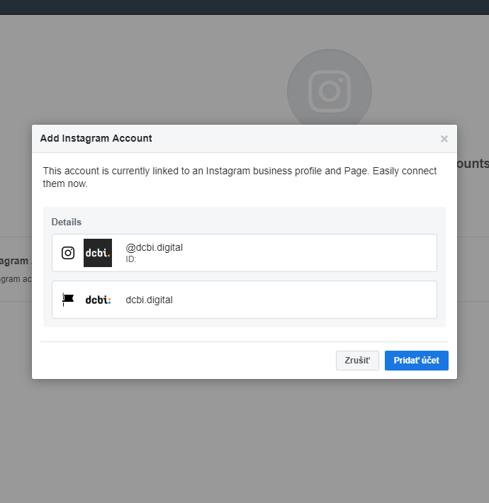 Prvý krok ako ovládnuť reklamu cez facebook business manager 6 instagram