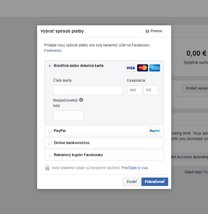 Prvý krok ako ovládnuť reklamu cez facebook business manager 5 Prvý krok ako ovládnuť Facebook reklamu – Business Manager