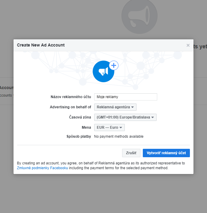 Prvý krok ako ovládnuť reklamu cez facebook business manager 3 Prvý krok ako ovládnuť Facebook reklamu – Business Manager